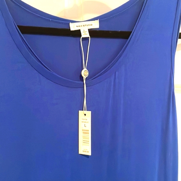 NWT! Max Studio Royal Blue Maxi - Picture 2 of 3